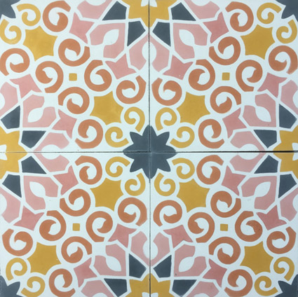 Scarborough Encaustic Cement Tile 20cm*20cm*1.5cm